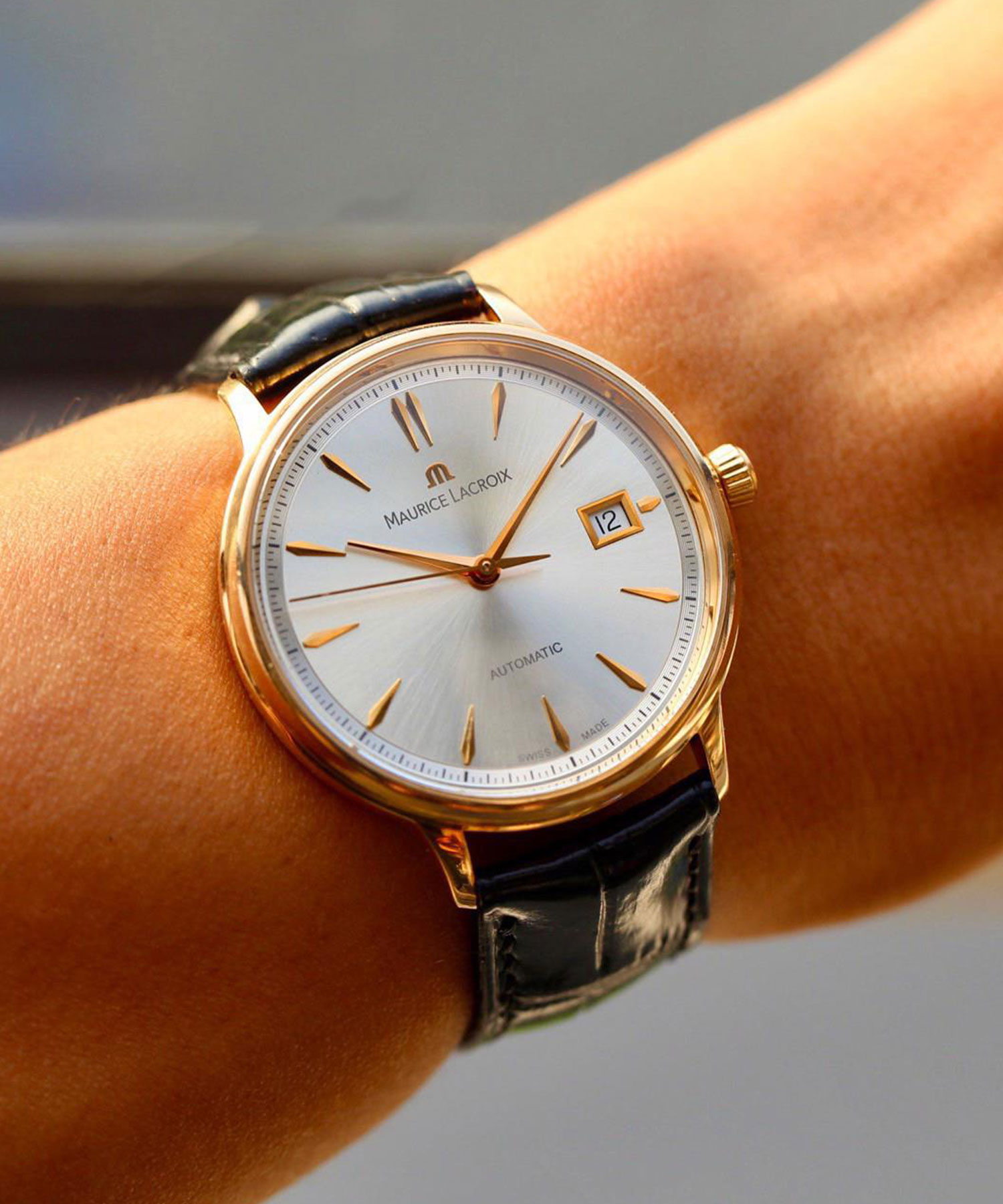 ساعت مچی مردانه و زنانه موریس لاکروا, کد LC6037-PG101-131-1