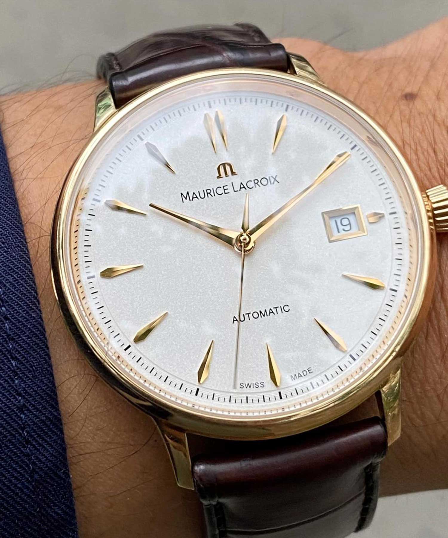ساعت مچی مردانه و زنانه موریس لاکروا, کد LC6037-PG101-130-1