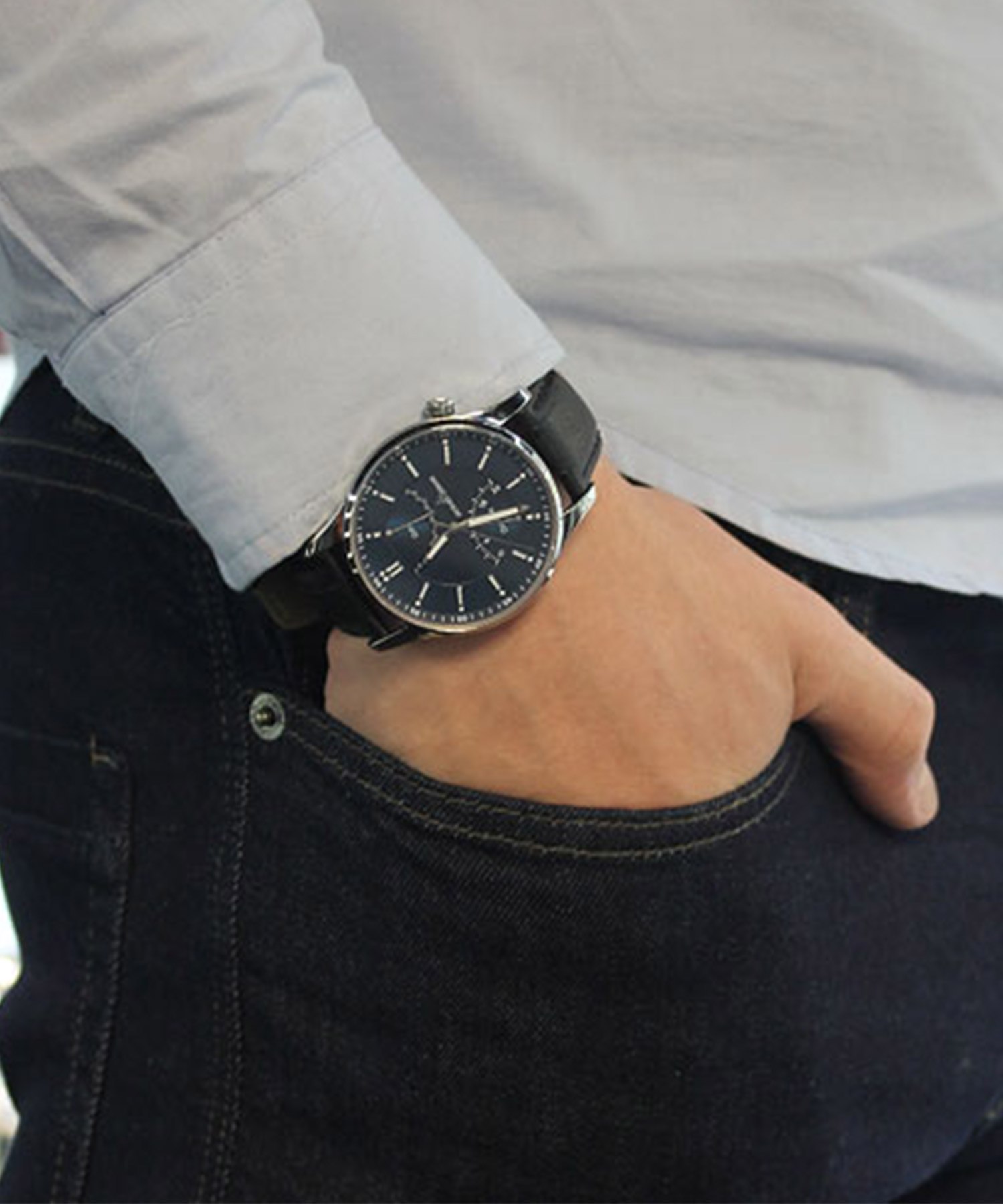 ساعت مچی مردانه ژاک لمن, کد 1-1902B