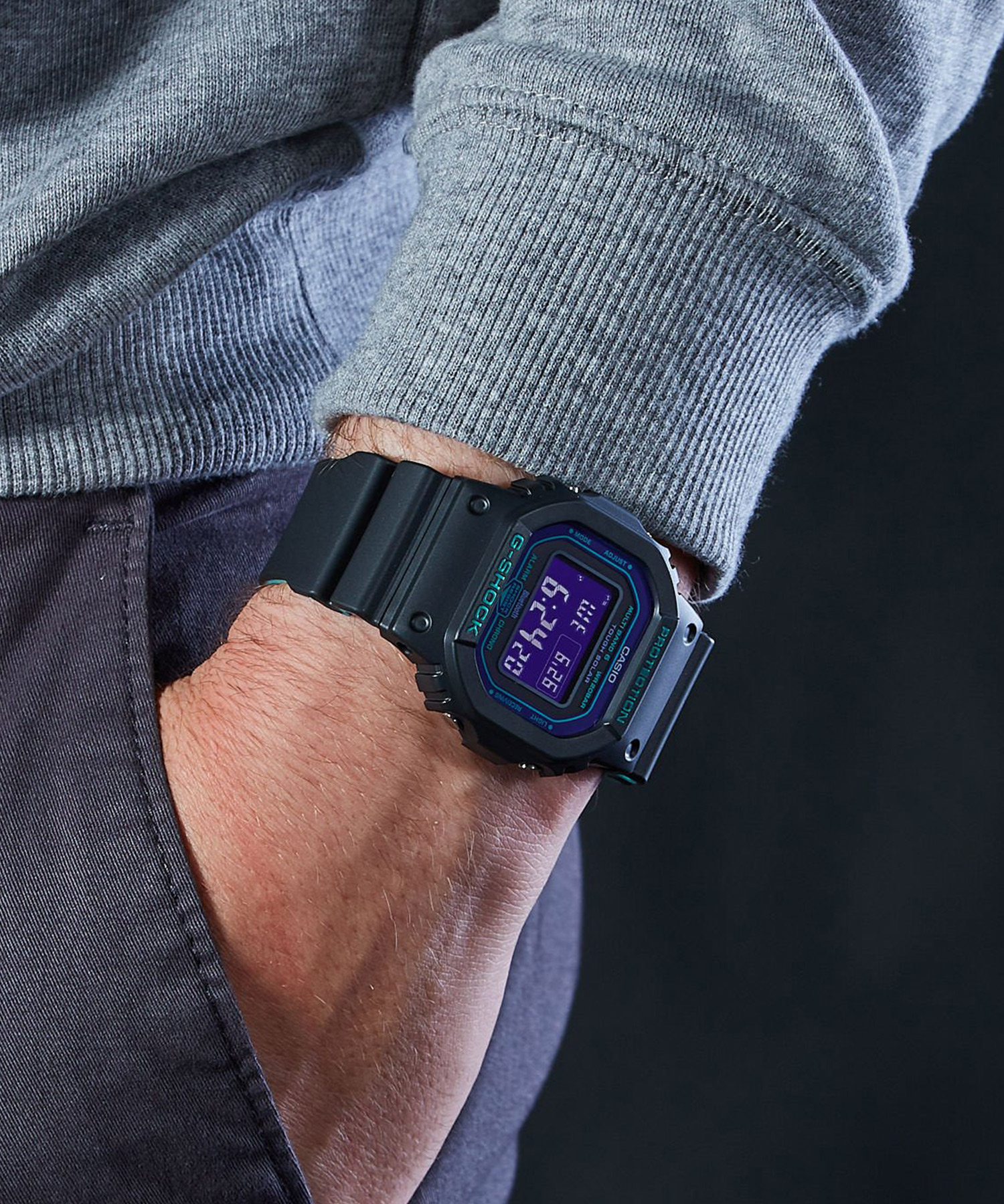 ساعت مچی مردانه کاسیو، زیرمجموعه G-Shock, کد GW-B5600BL-1DR