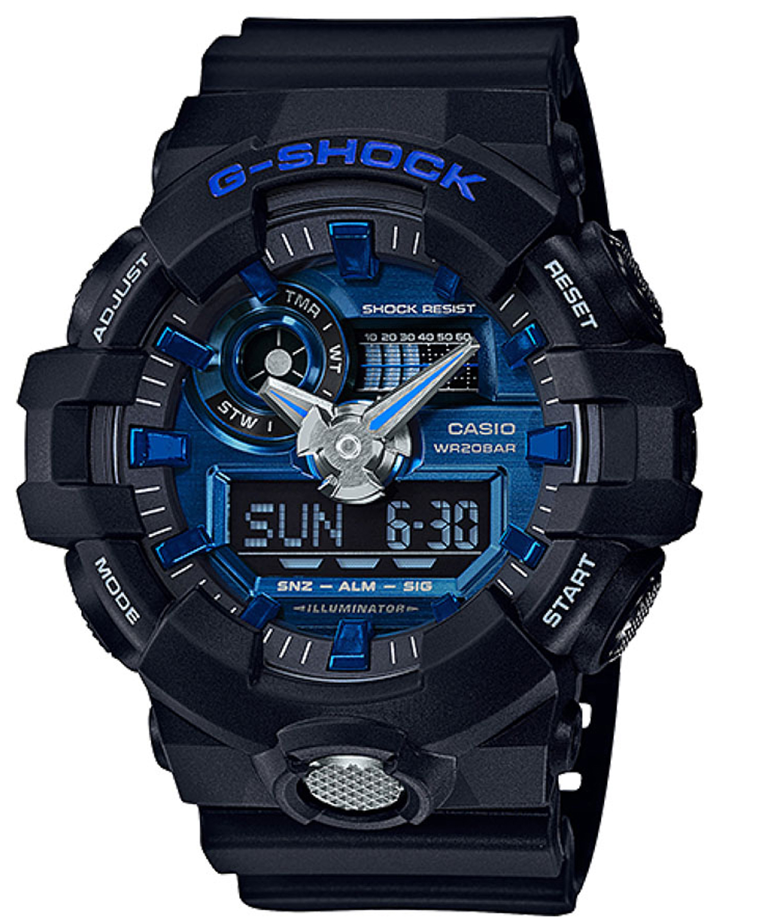 ساعت مچی مردانه کاسیو، زیرمجموعه G-Shock، کد GA-710-1A2DR