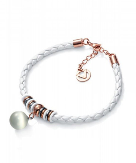 دستبند استیل و چرم زنانه ویسروی, کد 6236P09000