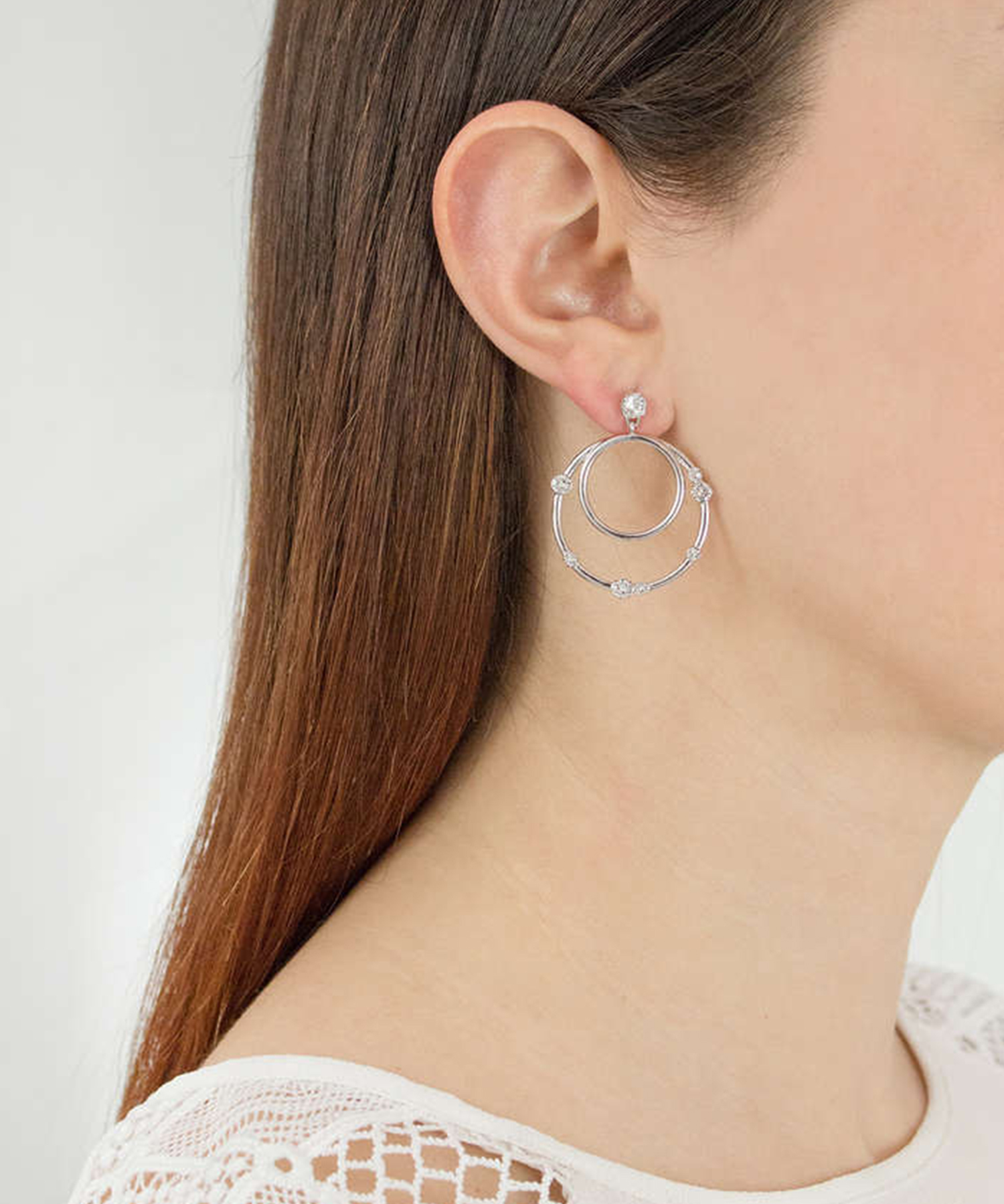 گوشواره استیل زنانه برازوی, کد BUN22
