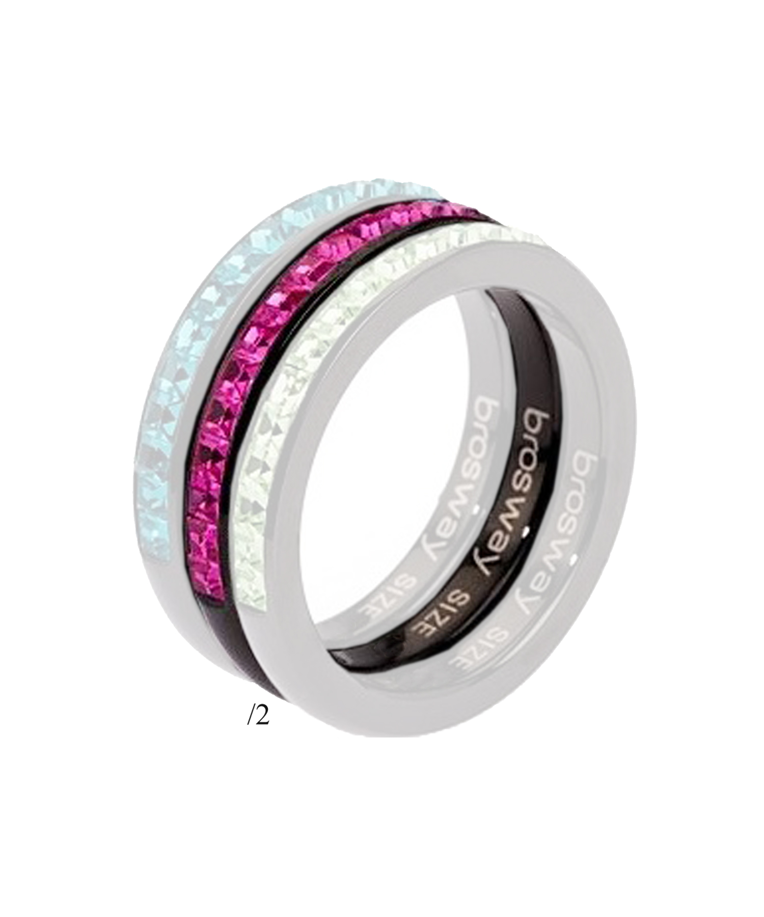 انگشتر استیل زنانه برازوی, کد BTG10A/2