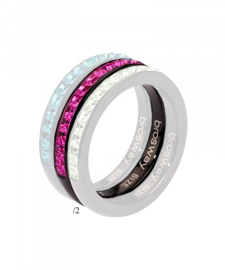 انگشتر استیل زنانه برازوی, کد BTG10A/2