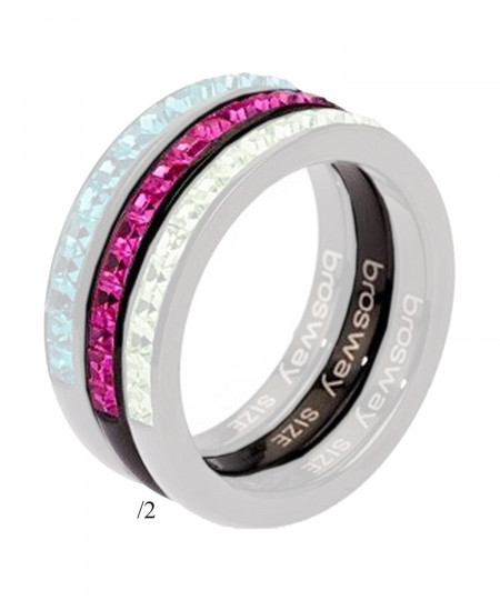 انگشتر استیل زنانه برازوی, کد BTG10C/2