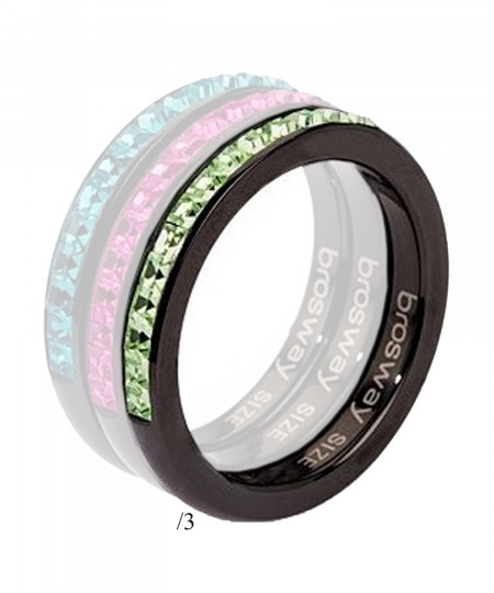 انگشتر استیل زنانه برازوی, کد BTG10C/3