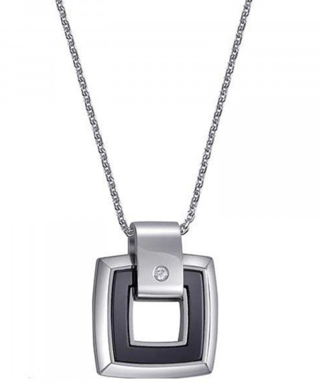 گردنبند استیل زنانه تایم فورس, کد TS5015CS