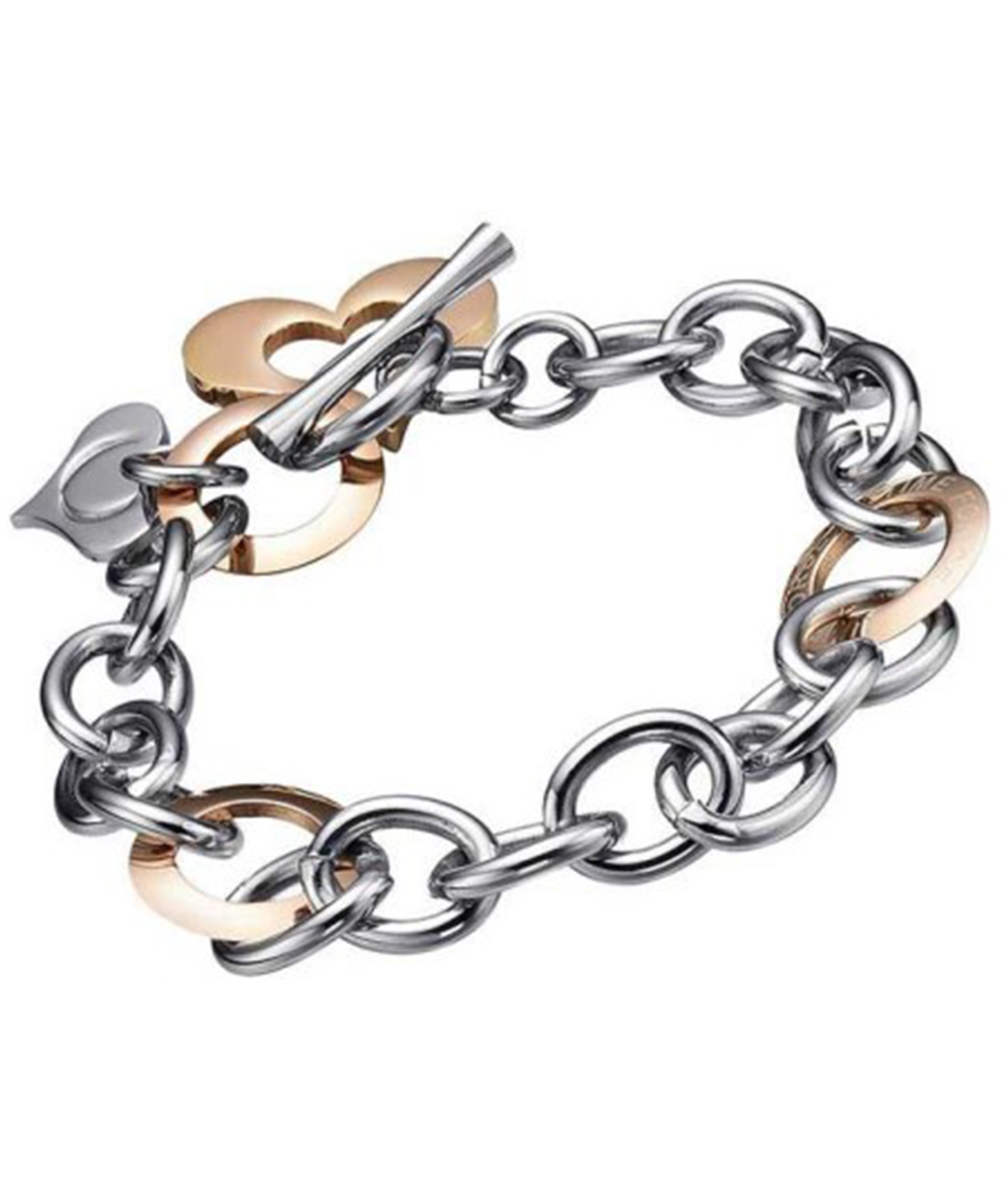 دستبند استیل زنانه تایم فورس, کد TS5056BS18