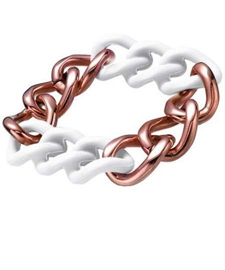 دستبند استیل زنانه تایم فورس, کد TS5148BW