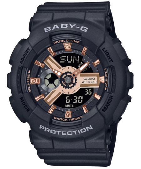 ساعت مچی زنانه کاسیو، زیرمجموعه Baby-G, کد BA-110XRG-1ADR