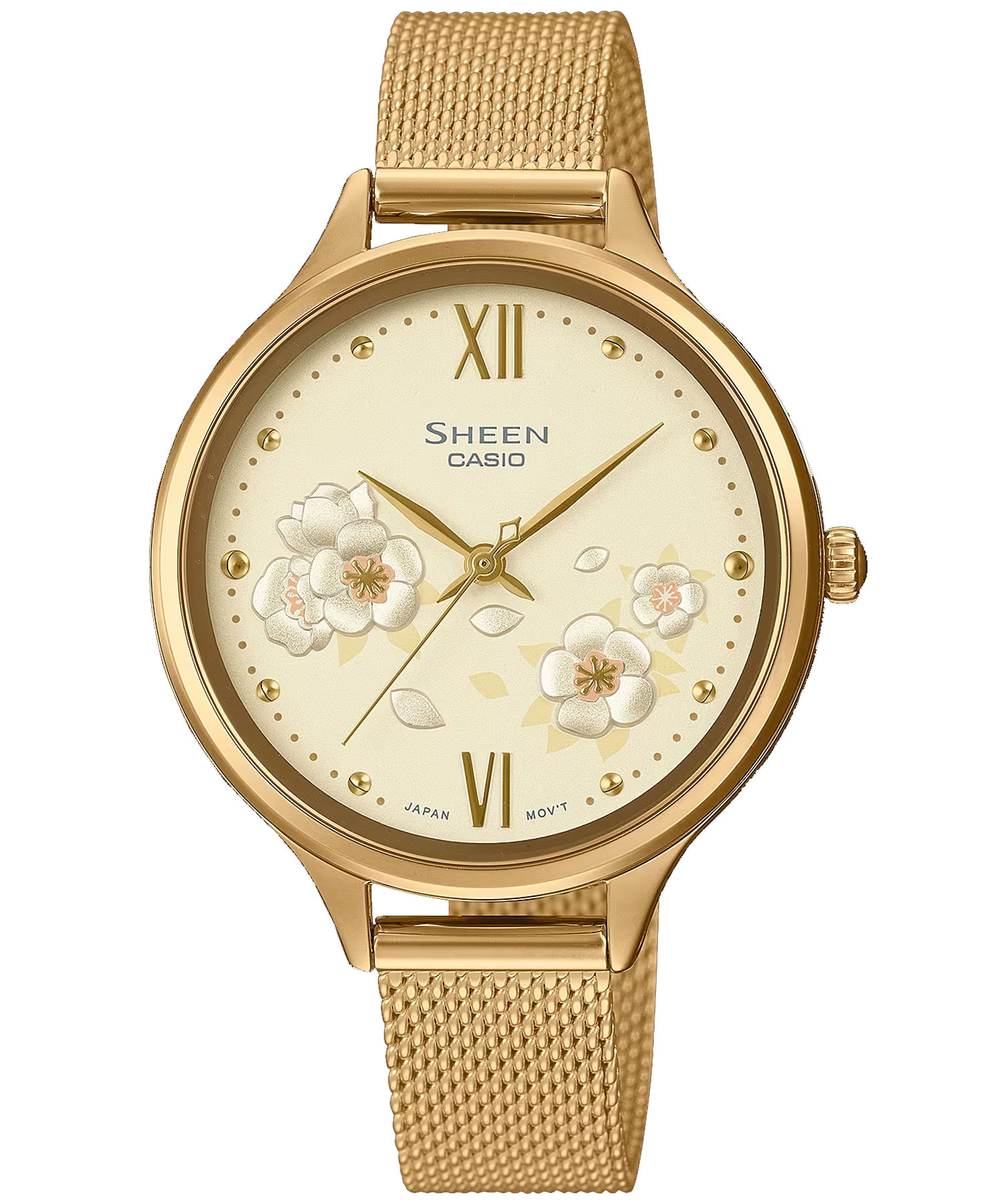 ساعت مچی زنانه کاسیو، زیرمجموعه SHEEN, کد SHE-4551GM-9AUDF