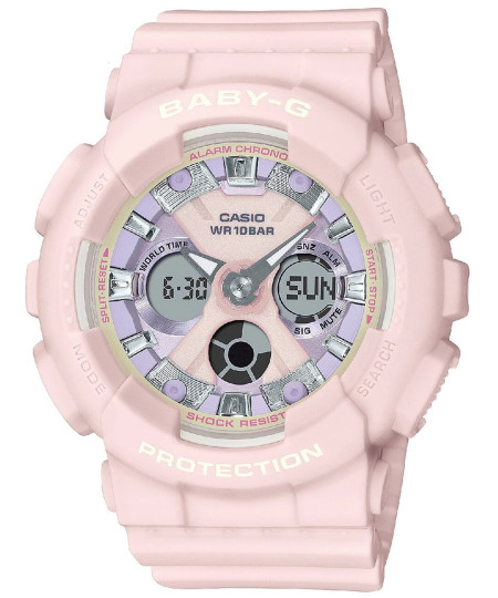 ساعت مچی زنانه کاسیو، زیرمجموعه Baby-G, کد BA-130WP-4ADR