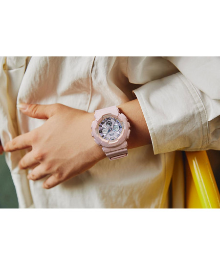 ساعت مچی زنانه کاسیو، زیرمجموعه Baby-G, کد BA-130WP-4ADR