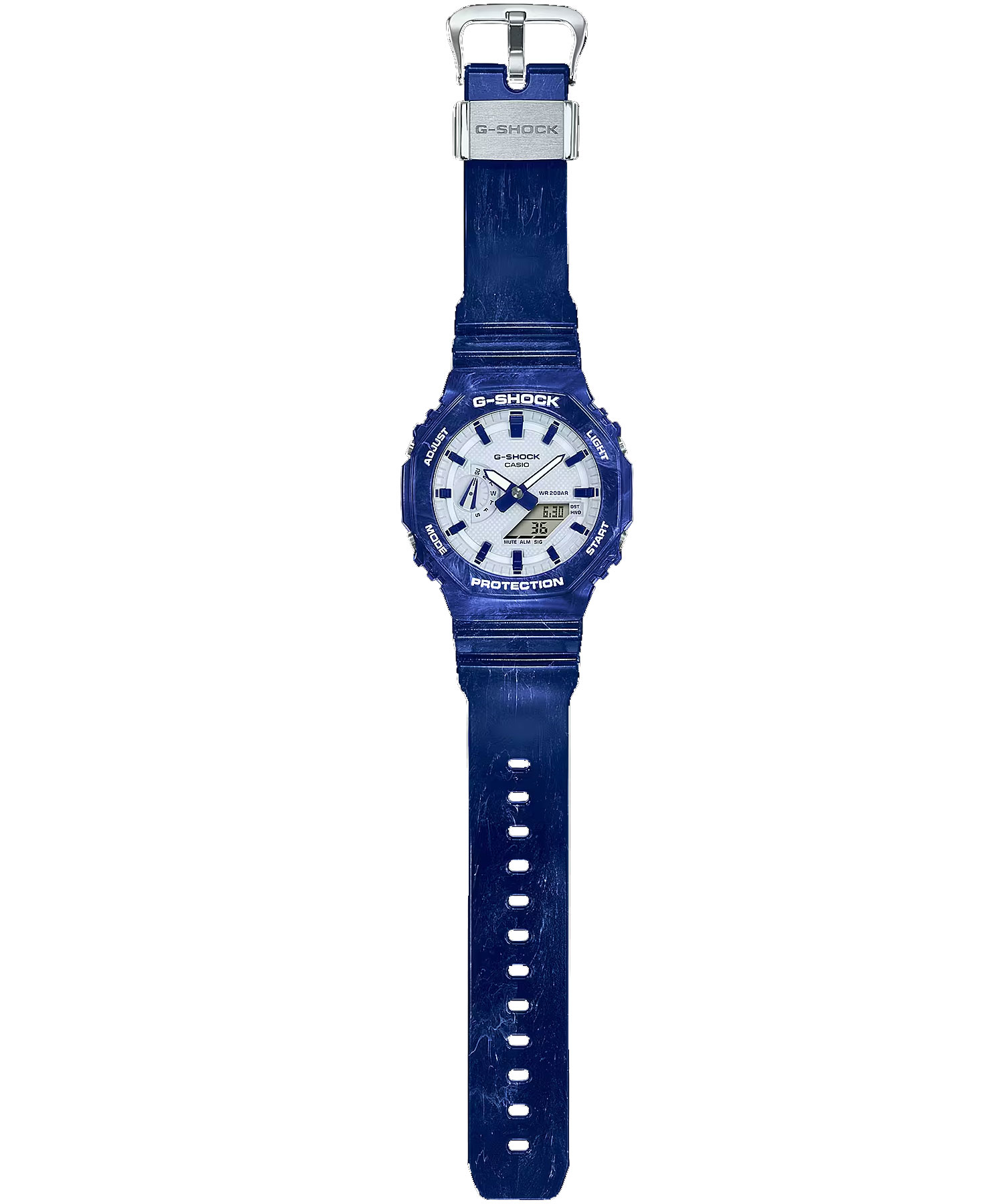 ساعت مچی مردانه کاسیو، زیرمجموعه G-Shock، کد GA-2100BWP-2ADR
