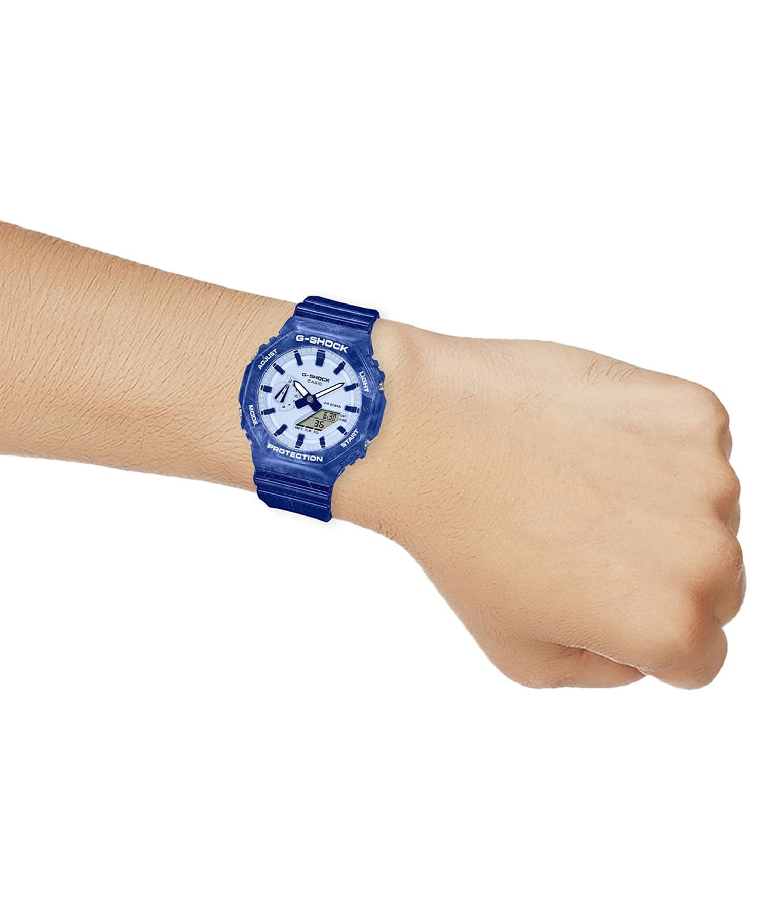 ساعت مچی مردانه کاسیو، زیرمجموعه G-Shock، کد GA-2100BWP-2ADR