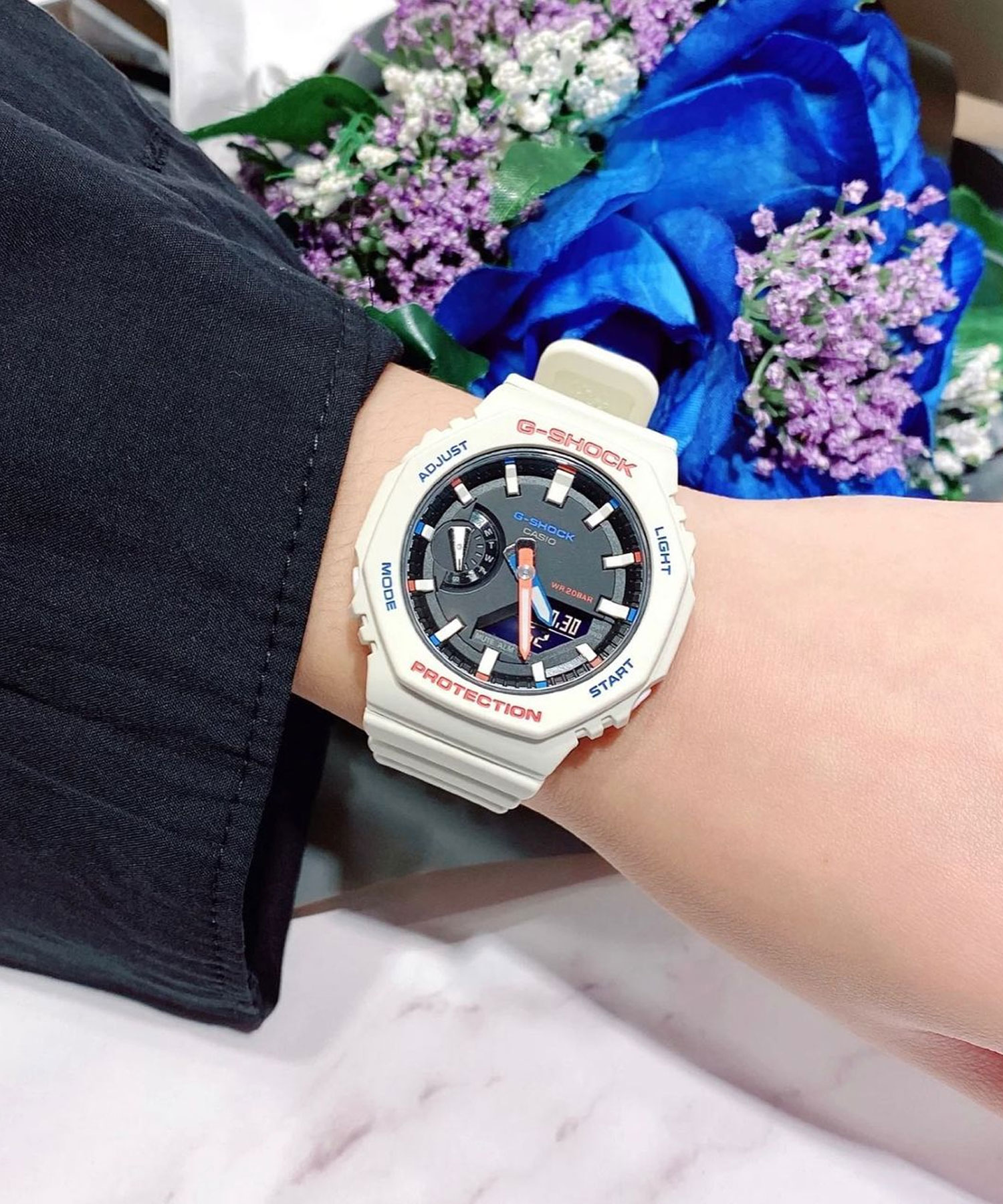 ساعت مچی زنانه کاسیو، زیرمجموعه G-Shock, کد GMA-S2100WT-7A1DR