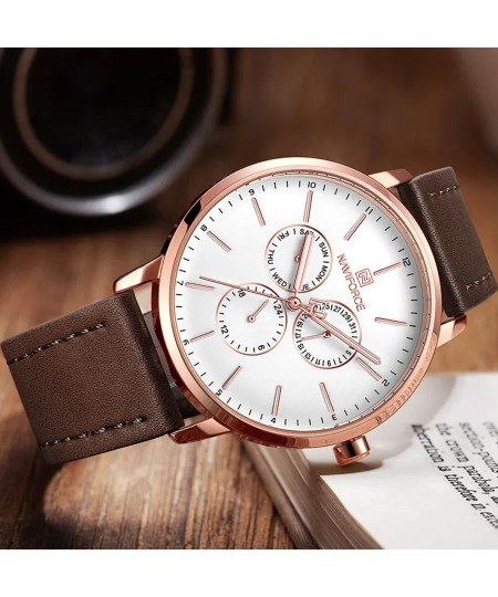 ساعت مچی مردانه نیوی فورس، کد NF3001RG/W