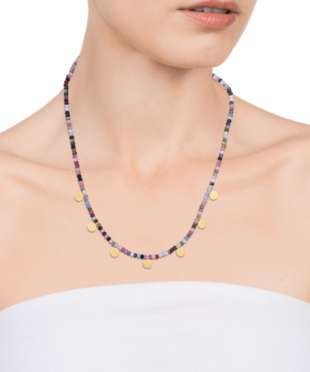 گردنبند استیل زنانه ویسروی, کد 14078C09019