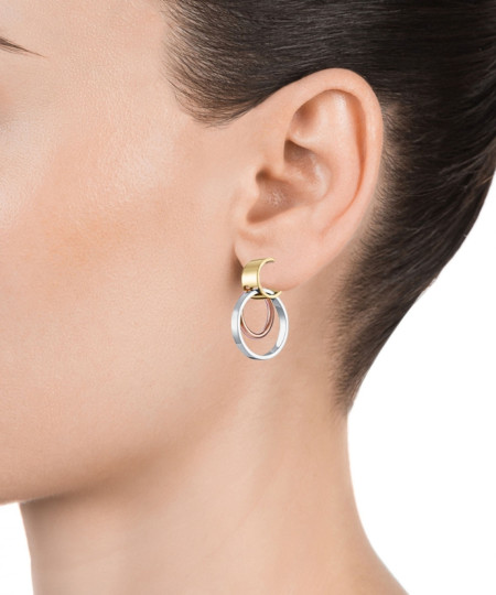 گوشواره استیل زنانه ویسروی, کد 14087E01019