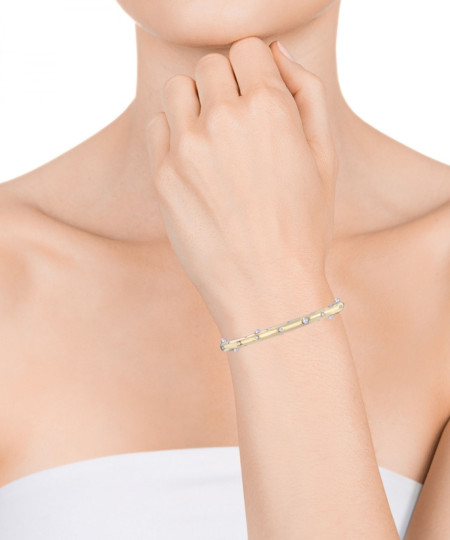 دستبند استیل زنانه ویسروی, کد 15148p01012