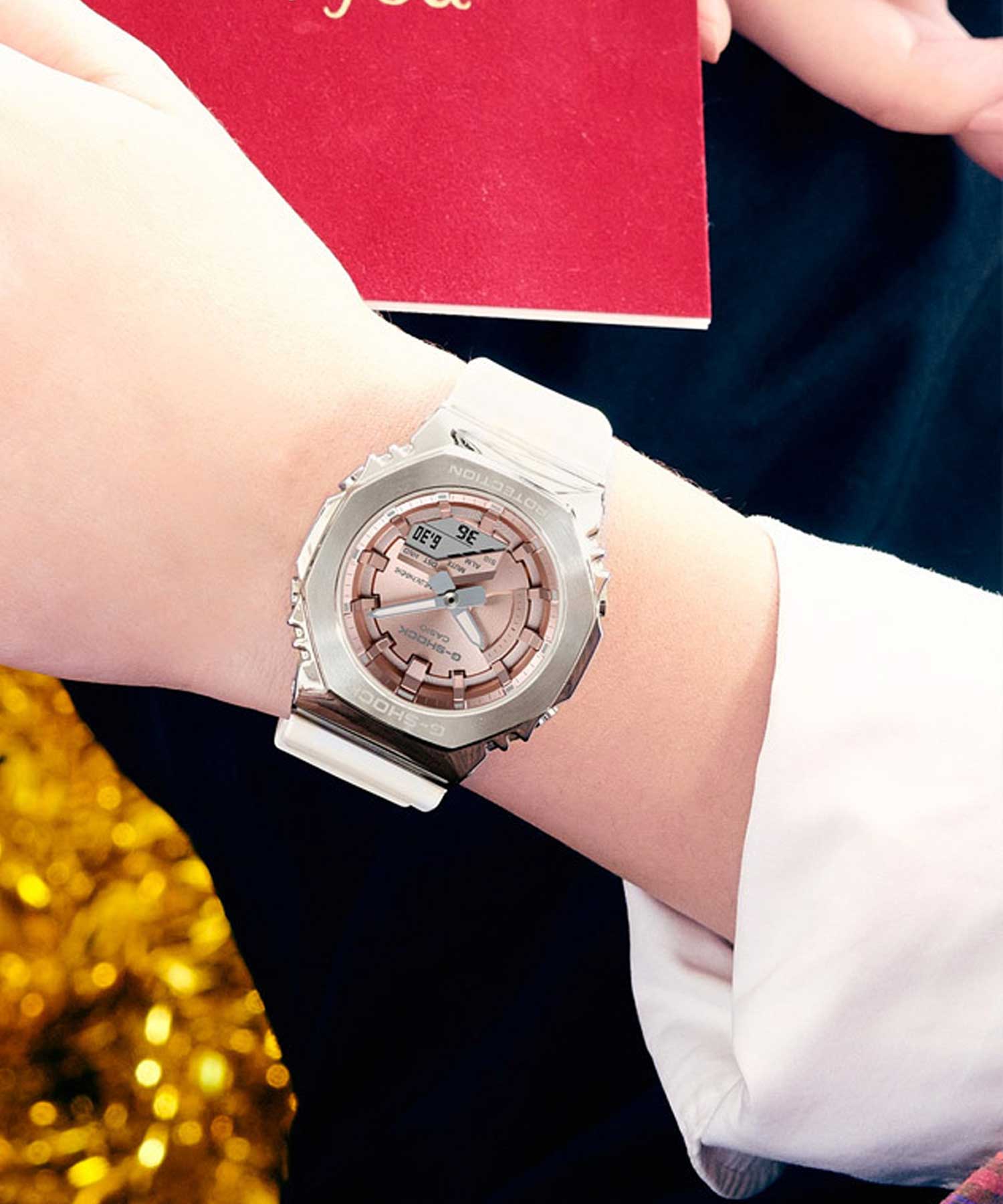 ساعت مچی زنانه کاسیو، زیرمجموعه G-Shock، کد GM-S2100WS-7ADR