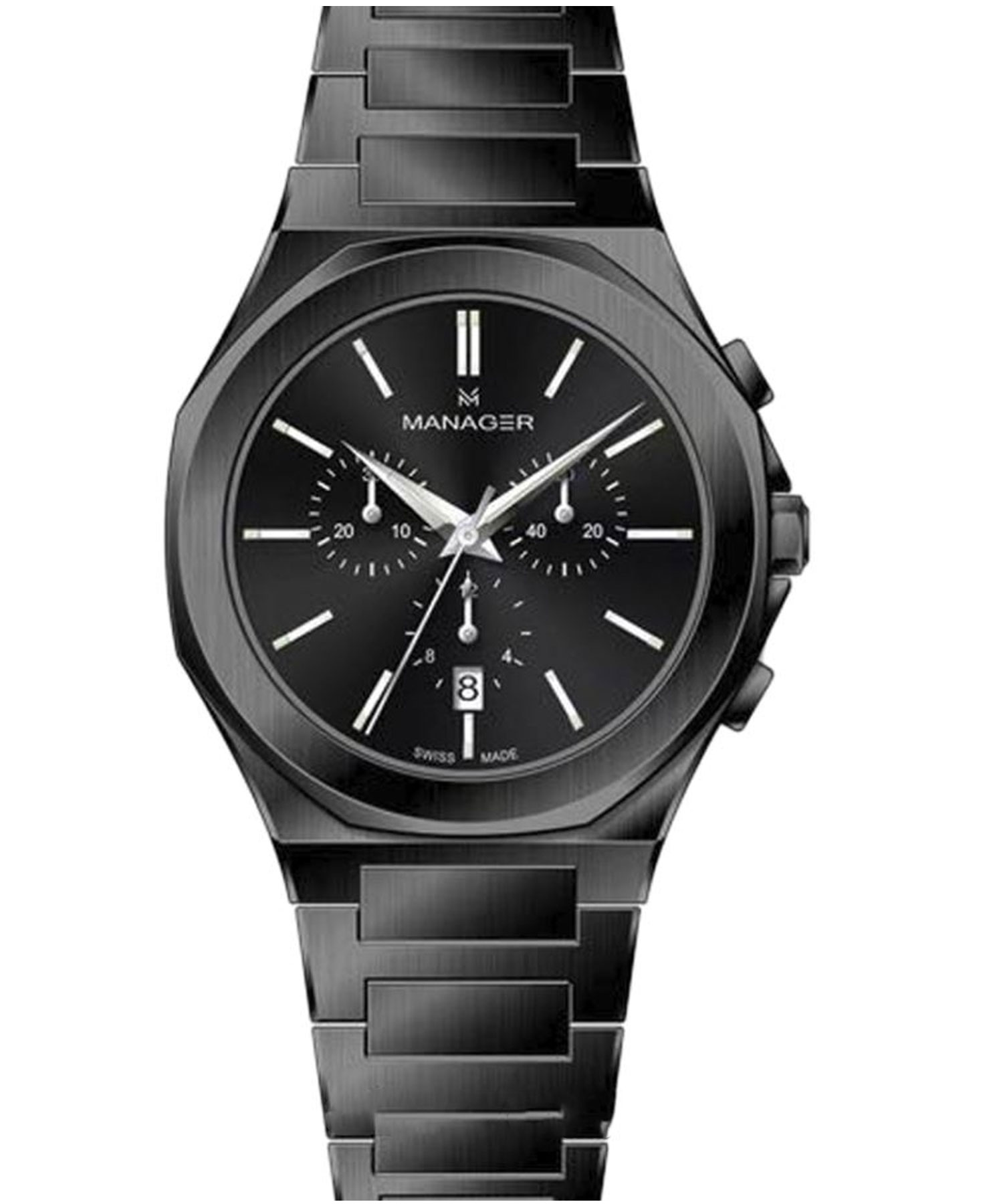 ساعت مچی مردانه منیجر، کد MAN-RS-111-NM