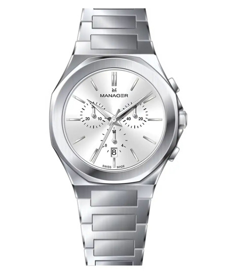 ساعت مچی مردانه منیجر، کد MAN-RS-112-SM