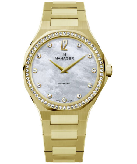 ساعت مچی زنانه منیجر, کد MAN-RW-21-GM