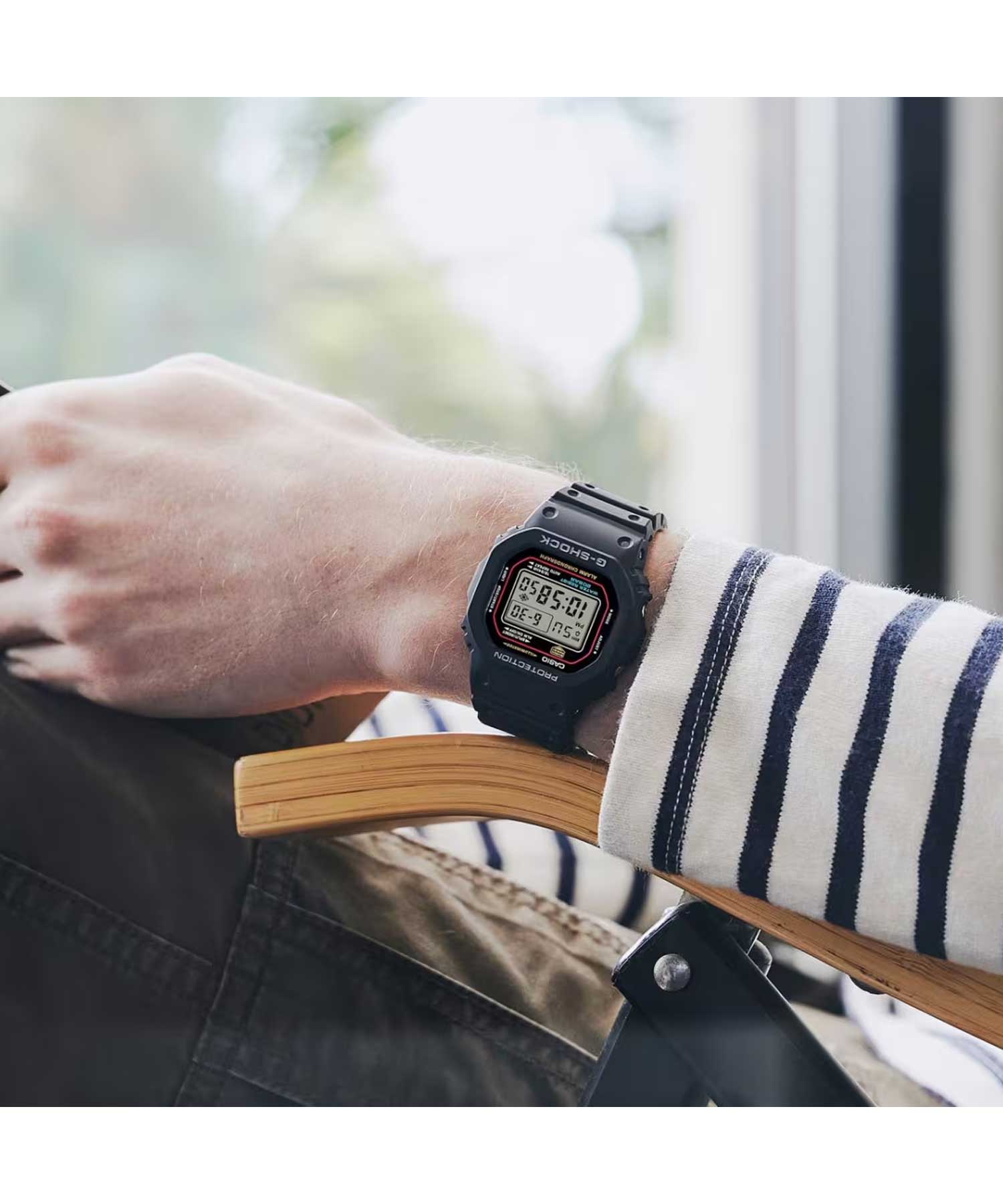 ساعت مچی مردانه کاسیو، زیرمجموعه G-Shock، کد DW-5600RL-1DR