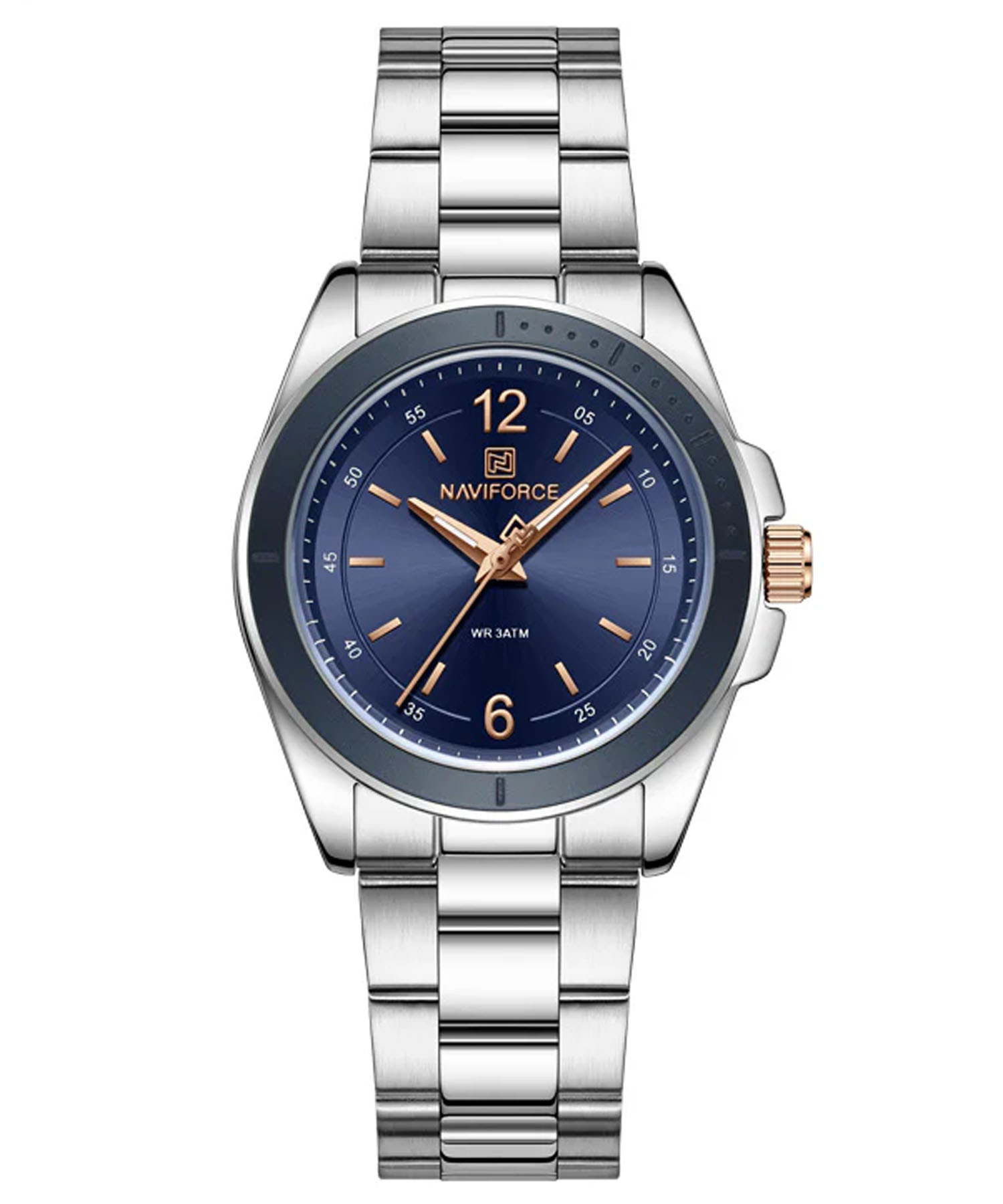 ساعت مچی زنانه نیوی فورس، کد NF5062S/BE