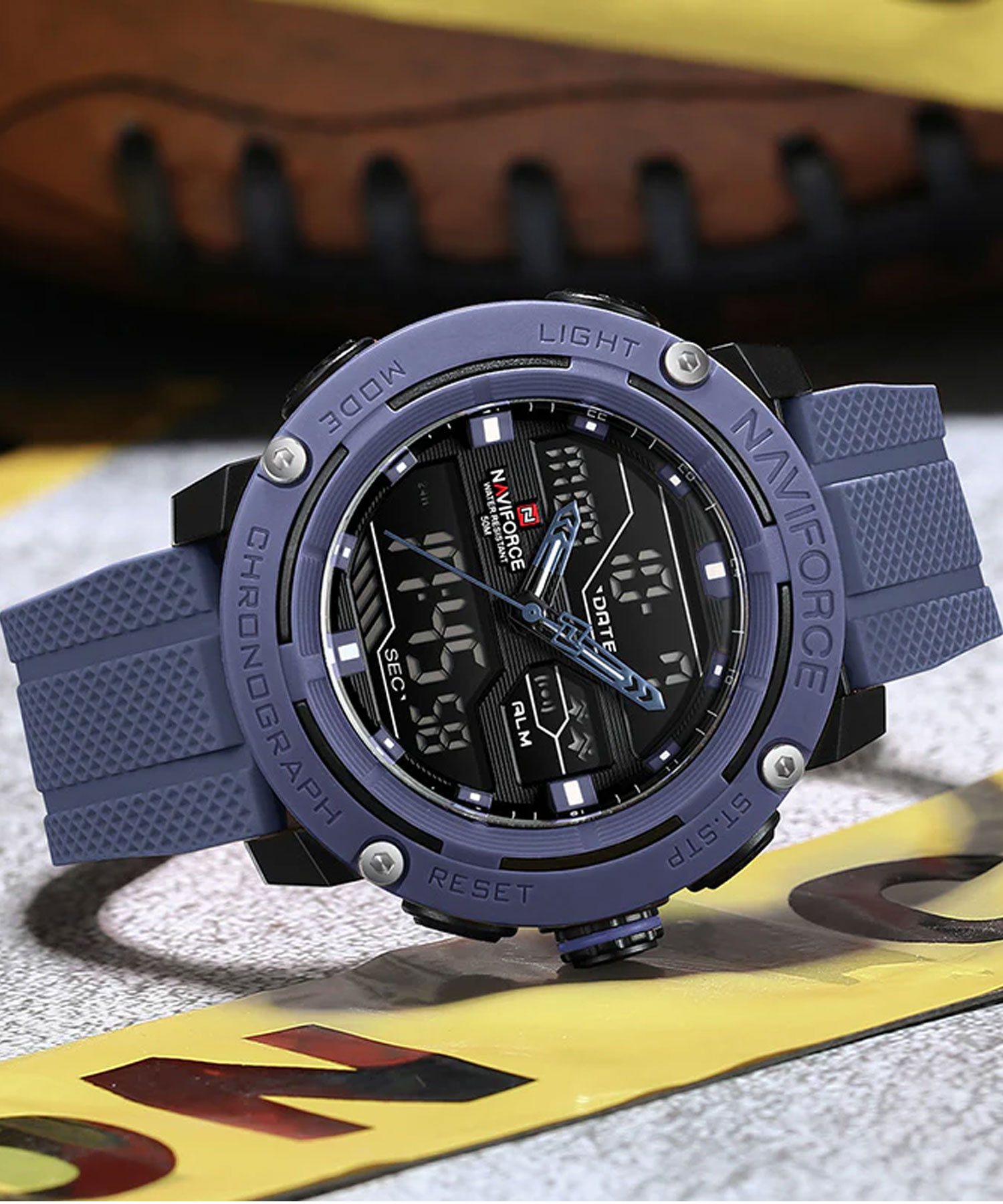 ساعت مچی مردانه نیوی فورس، کد NF7114D.BE/D.BE