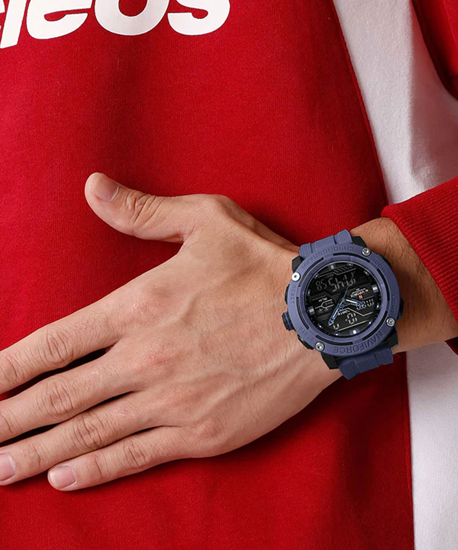 ساعت مچی مردانه نیوی فورس، کد NF7114D.BE/D.BE