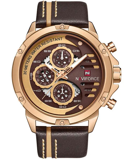 ساعت مچی مردانه نیوی فورس، کد NF9110LRG/CE/BN