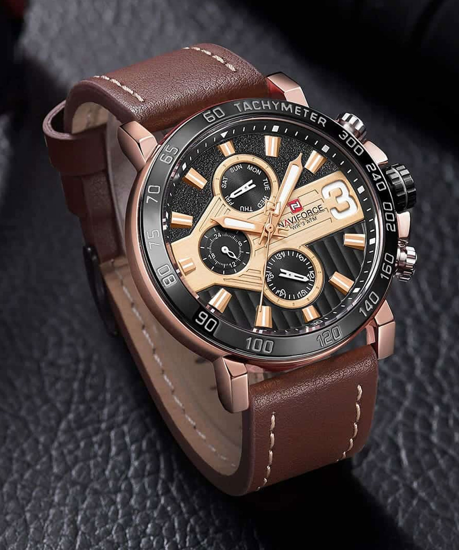 ساعت مچی مردانه نیوی فورس, کد NF9137RG/B/BN