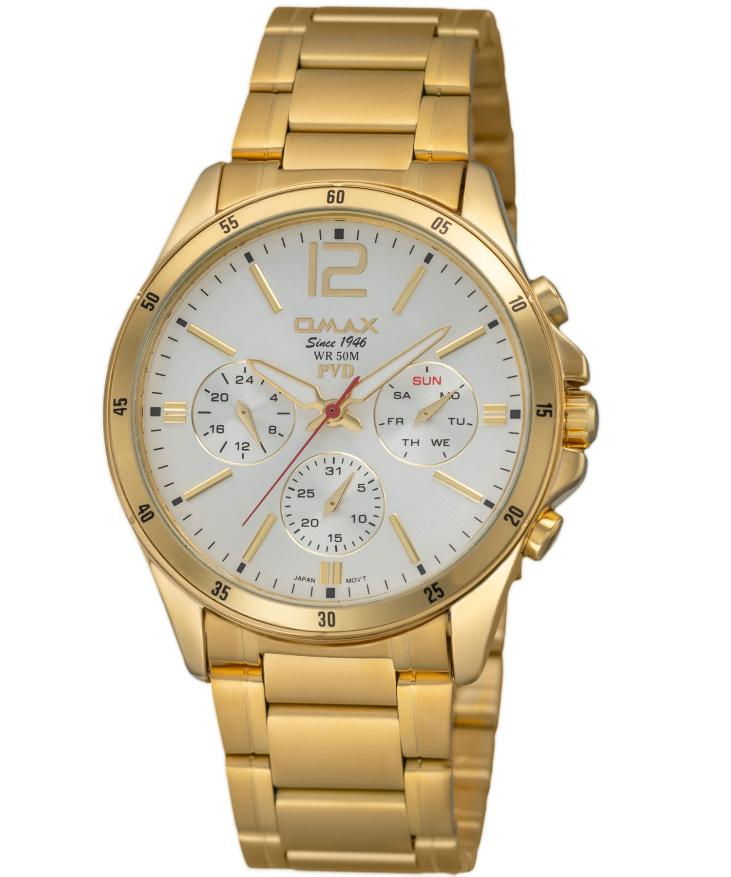 ساعت مچی مردانه اوماکس ، زیرمجموعه یونیورسال ، کد CFM005Q008