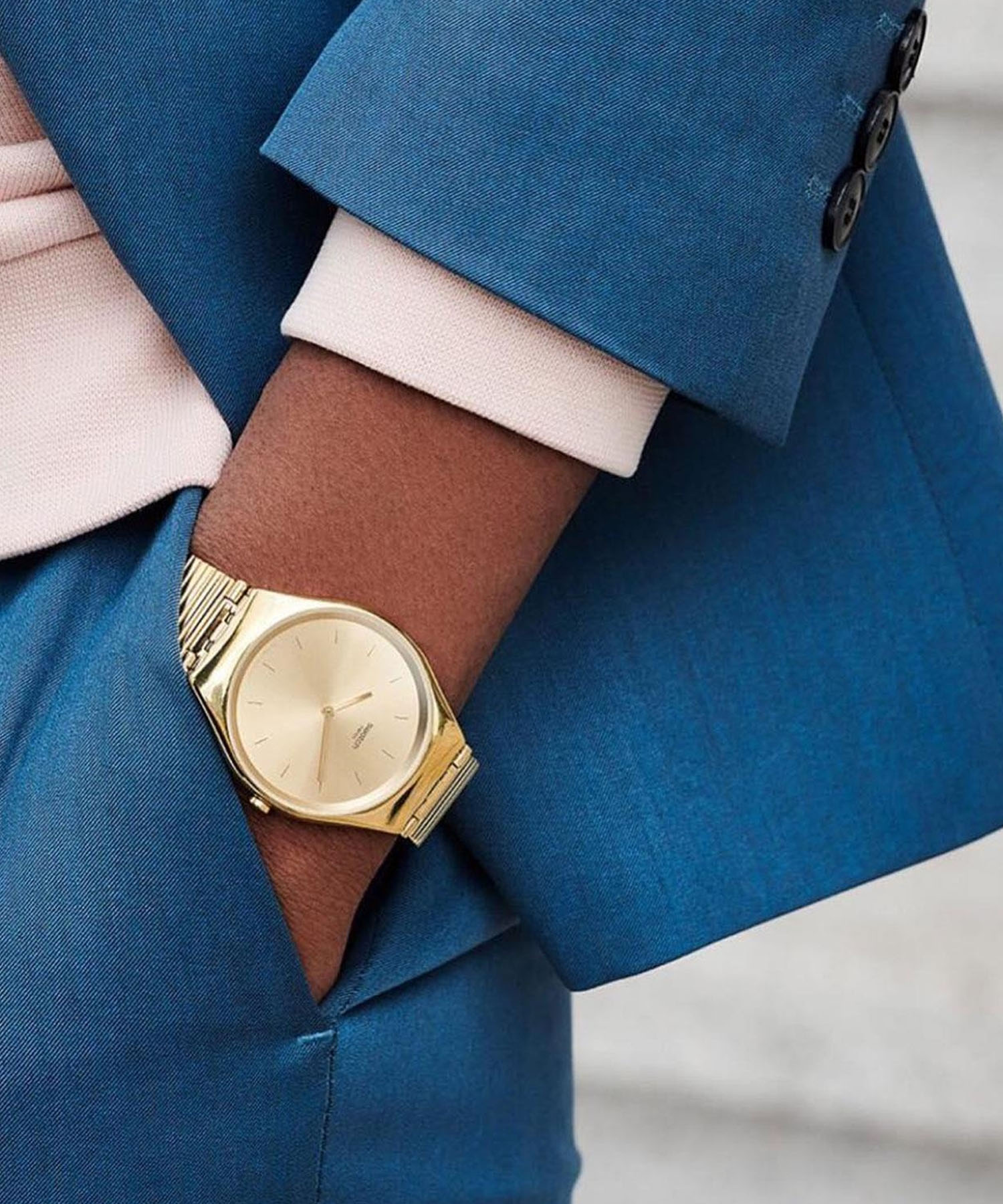 ساعت مچی مردانه و زنانه سواچ, کد SYXG100GG