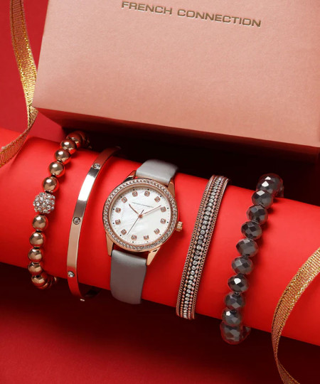 ساعت مچی زنانه فرنچ کانکشن، کد FCW15GRL
