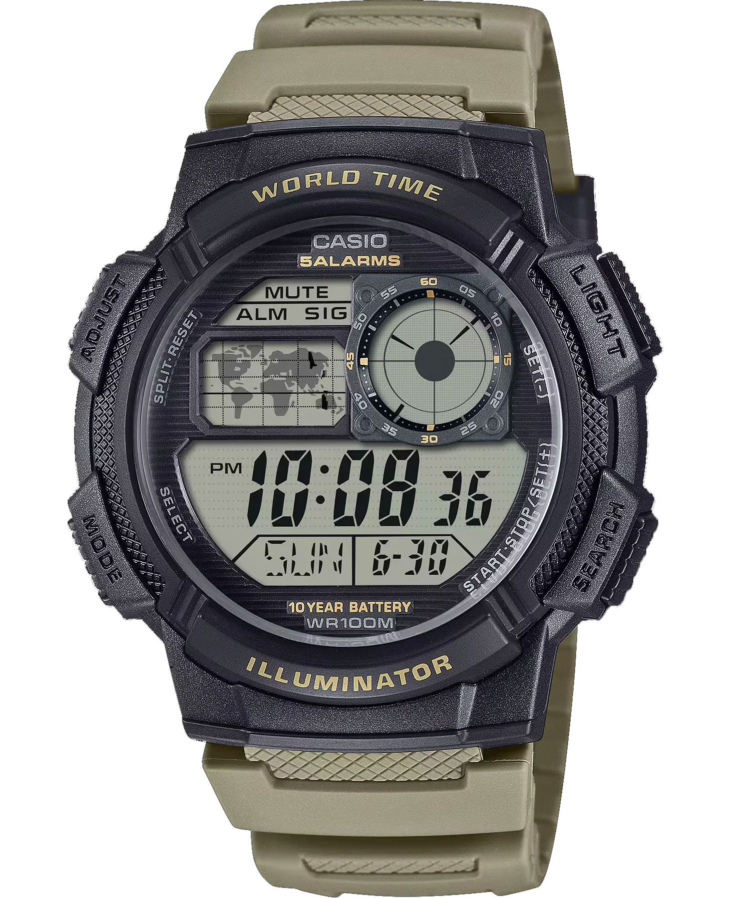 ساعت مچی مردانه کاسیو، زیرمجموعه Standard، کد AE-1000W-5AVDF