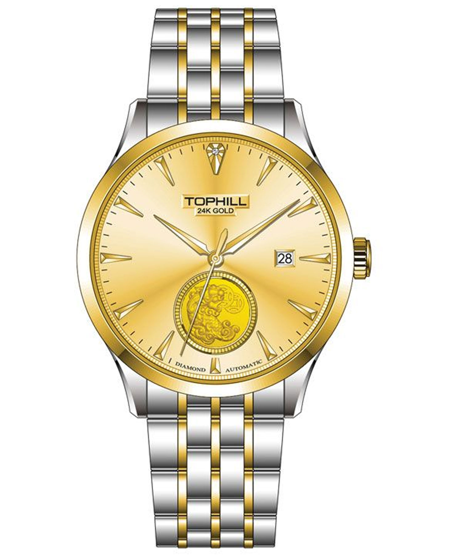 ساعت مچی مردانه تاپ هیل، کد TU012G.S6958