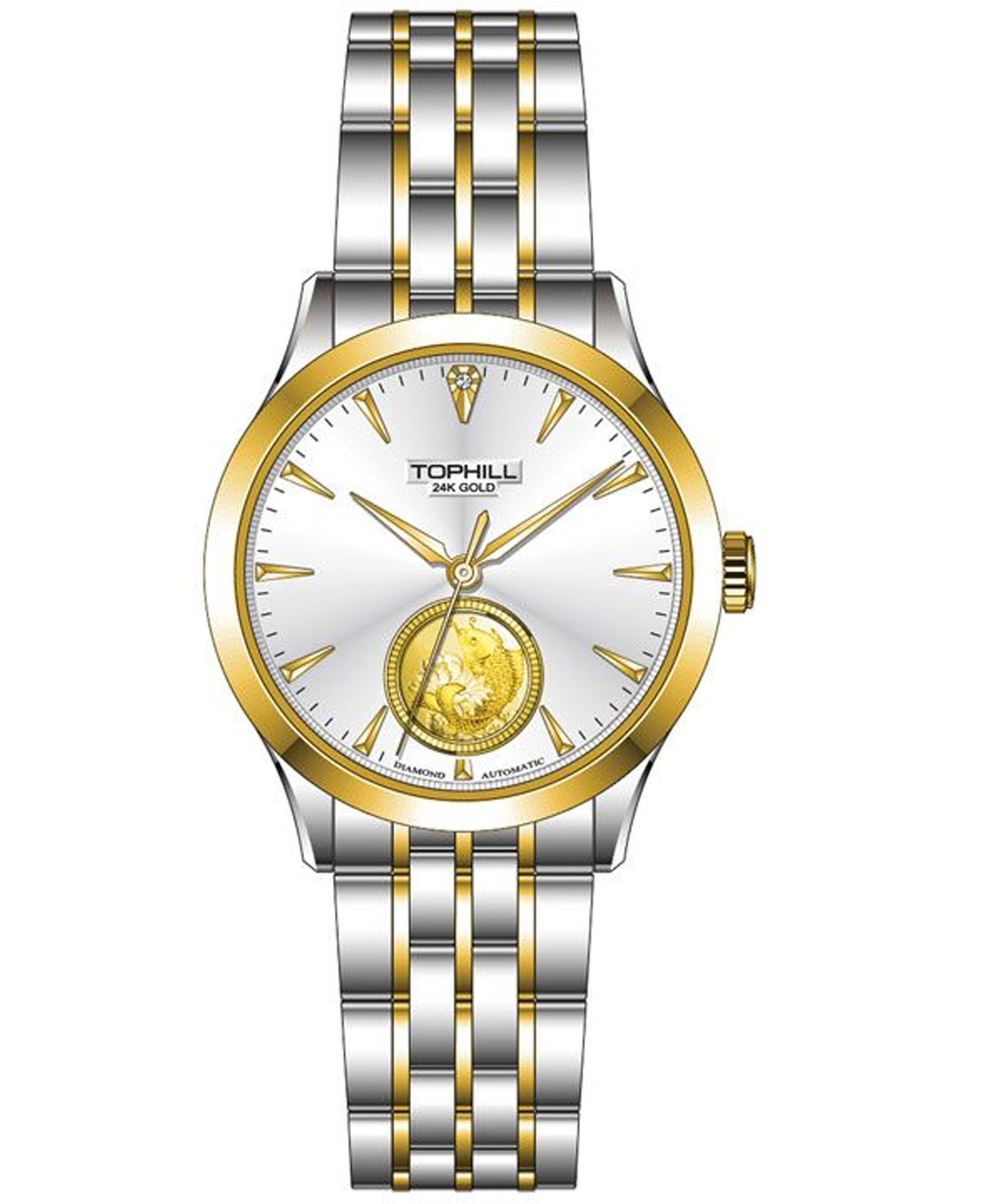 ساعت مچی زنانه تاپ هیل، کد TU012L.S6658