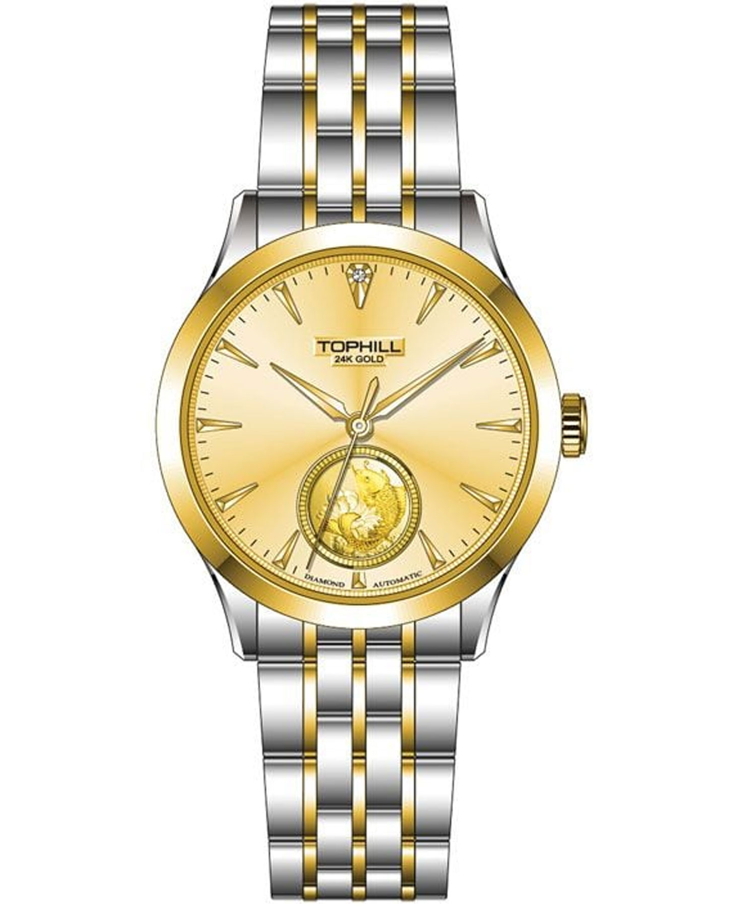 ساعت مچی زنانه تاپ هیل، کد TU012L.S6958