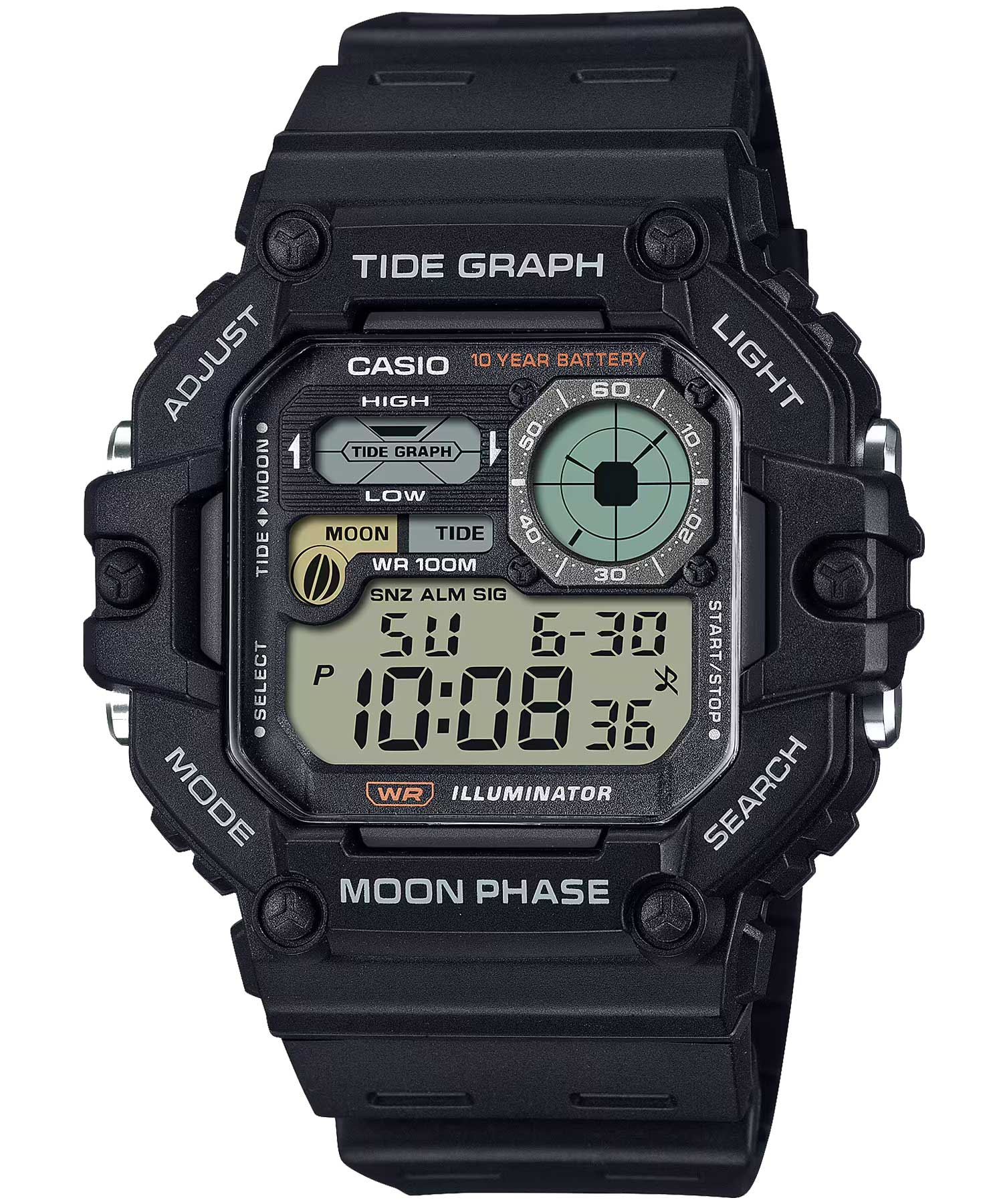 ساعت مچی مردانه کاسیو، زیرمجموعه Standard، کد WS-1700H-1AVDF