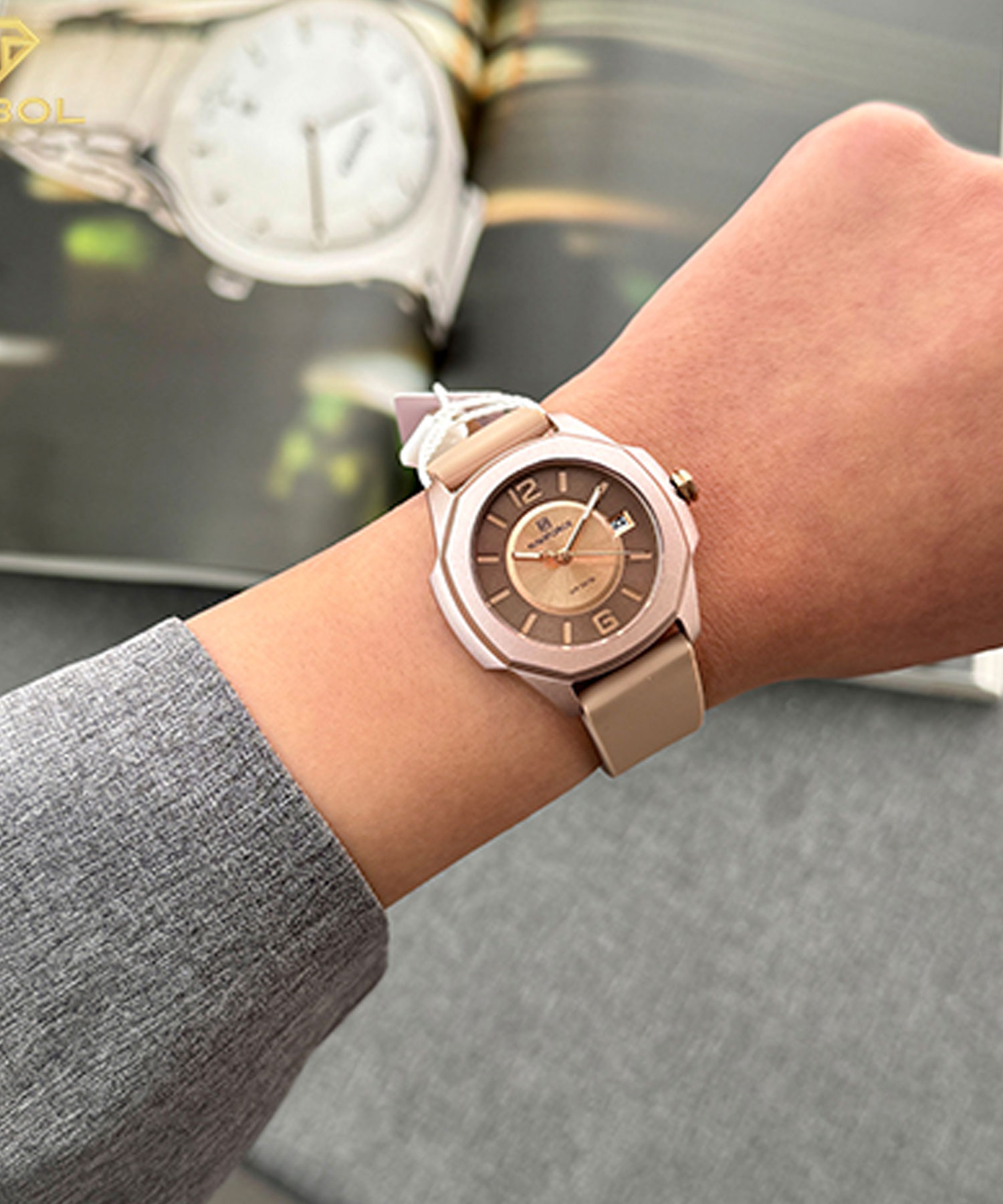 ساعت مچی زنانه نیوی فورس، کد NF7107RG/RG