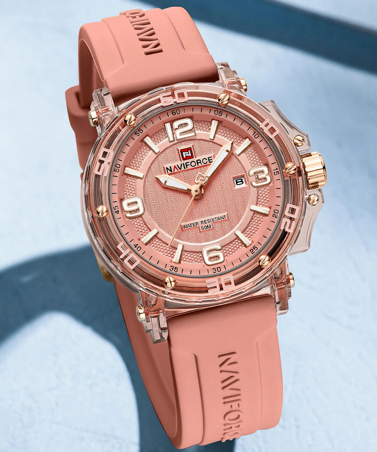 ساعت مچی زنانه نیوی فورس، کد NF7125P/P/P