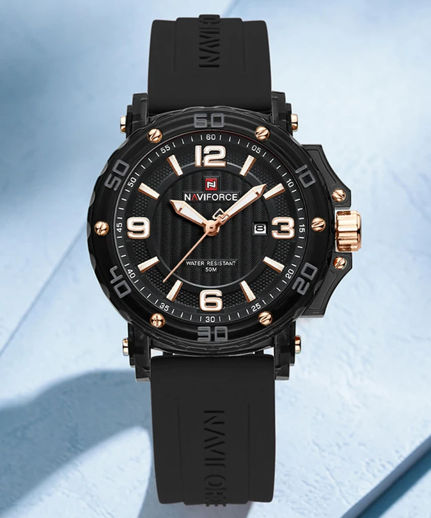 ساعت مچی زنانه نیوی فورس، کد NF7125B/B/B