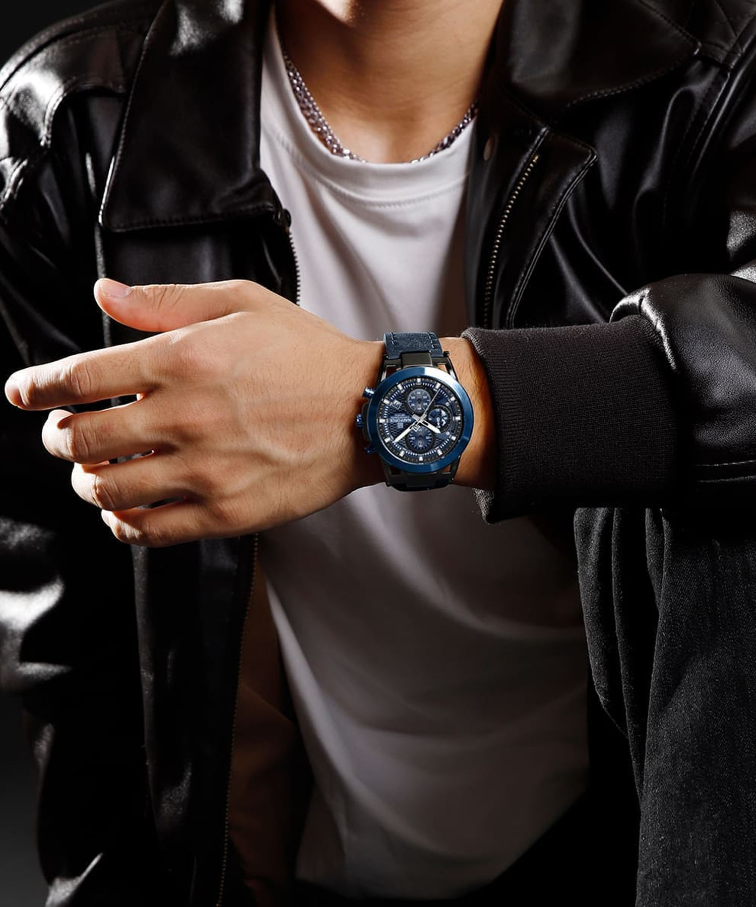 ساعت مچی مردانه نیوی فورس، کد NF8073B/BE/BE