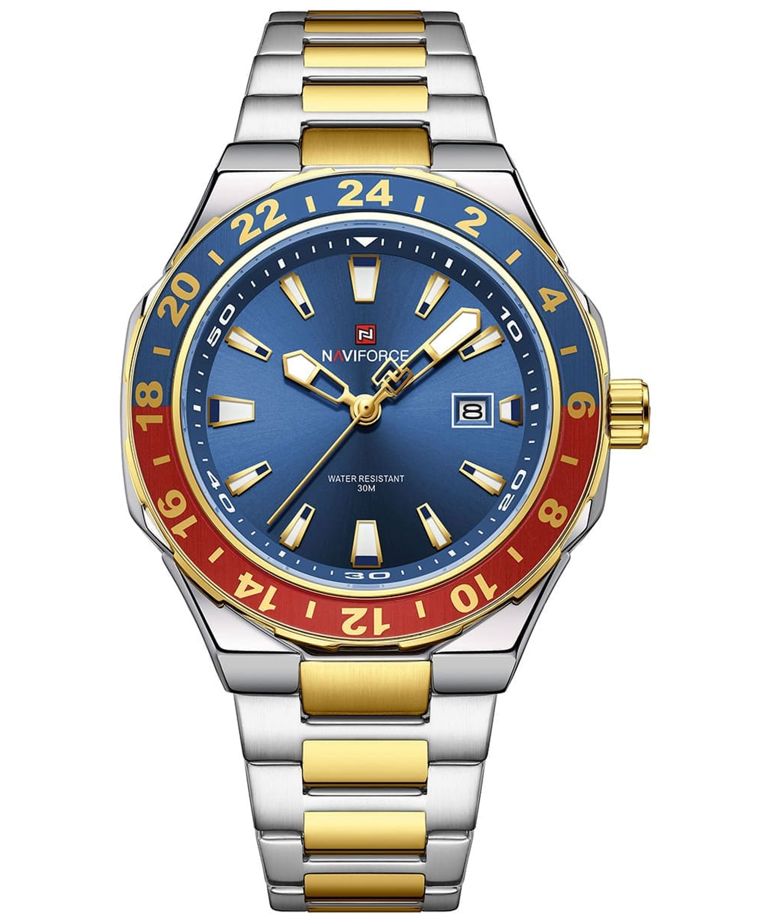 ساعت مچی مردانه نیوی فورس، کد NF9249S/BE/G