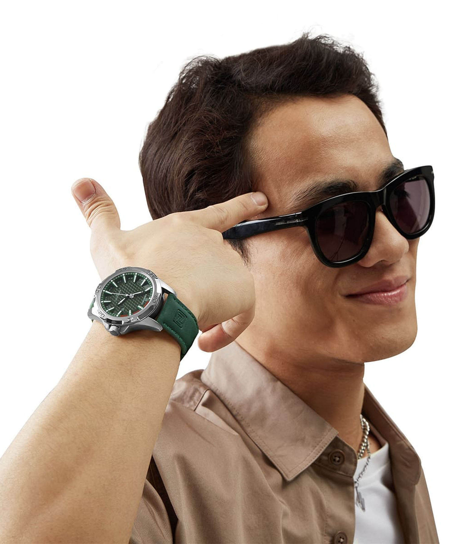 ساعت مچی مردانه نیوی فورس، کد NF8023S/GN/GN