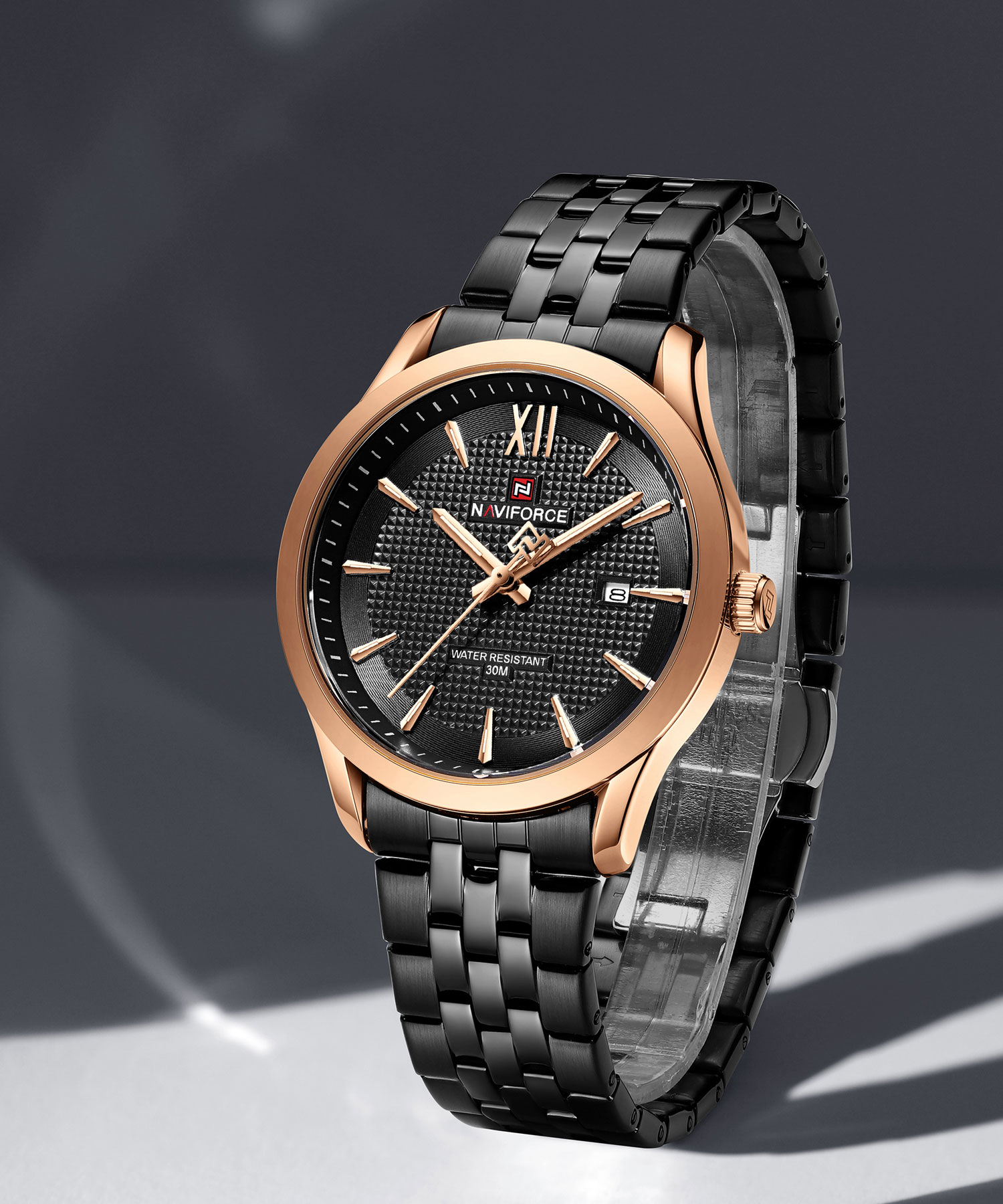 ساعت مچی مردانه نیوی فورس، کد NF9255RG/B/B